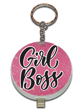 Pink Glitter Girl Boss UPLUG