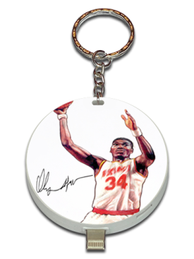 Hakeem Olajuwon Autographed UPLUG