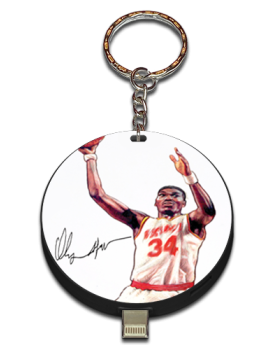 Hakeem Olajuwon Autographed UPLUG