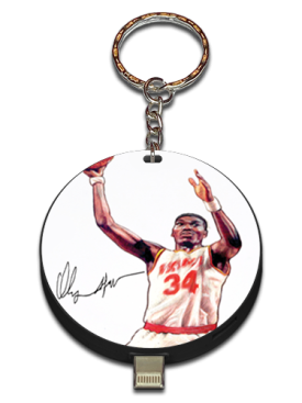 Hakeem Olajuwon Autographed UPLUG