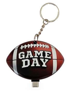 Football Game Day Power Bank Keychain