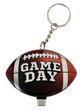 Football Game Day Power Bank Keychain