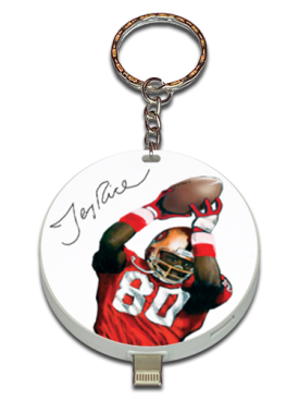 Jerry Rice Autographed UPLUG