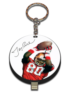 Jerry Rice Autographed UPLUG