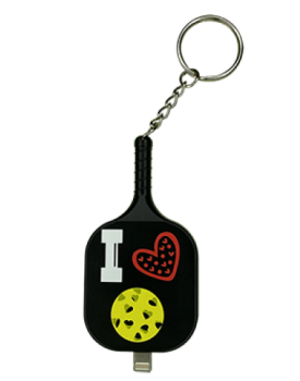 Pickleball Paddle Power Bank Keychain