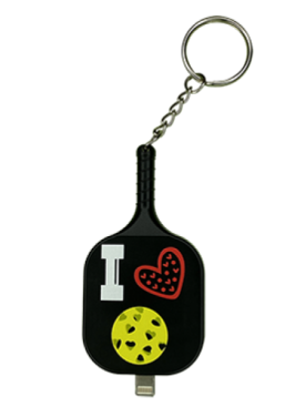 Pickleball Paddle Power Bank Keychain