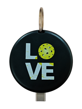 Pickleball Love Power Bank Keychain