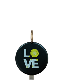 Pickleball Love Power Bank Keychain